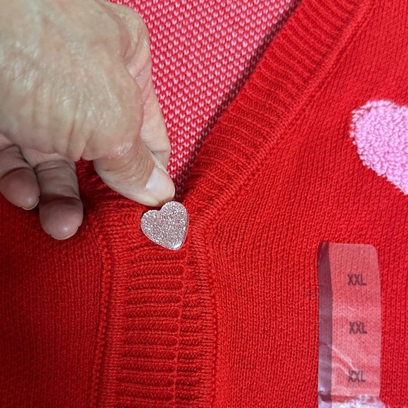 32 Degrees Red Knit Sweater - Picture 3 of 12